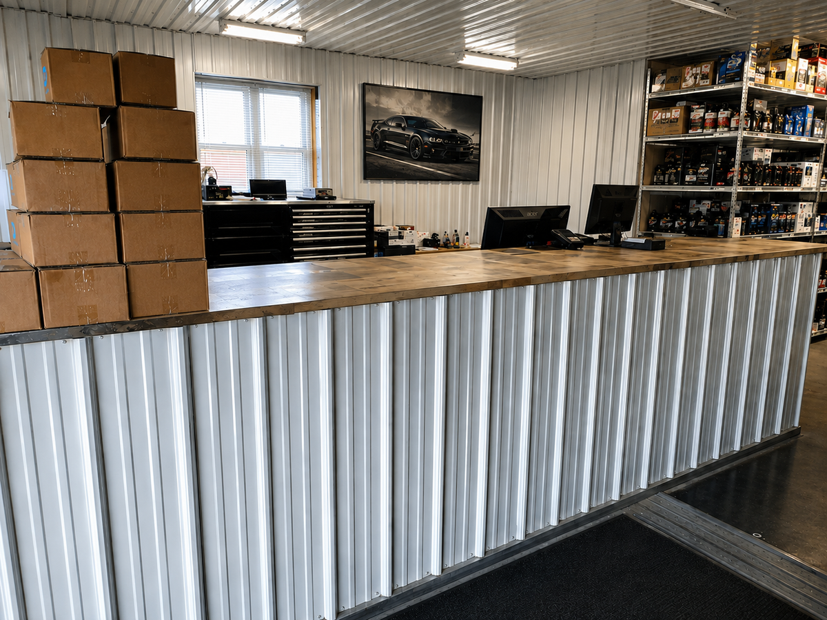 Auto parts counter