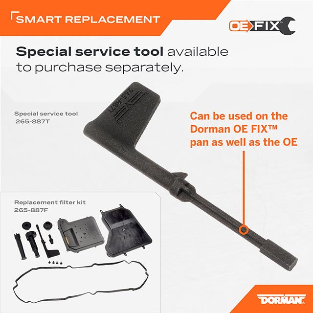 Dorman 265-887T Trans Pan Tool 2016-2024 Mercedes-Benz GLC300 - view 5