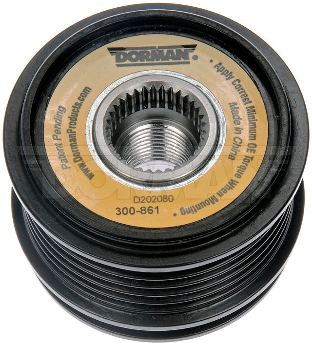 Dorman 300-861 Alternator Pulley 1998-2014 Volkswagen Jetta - view 1