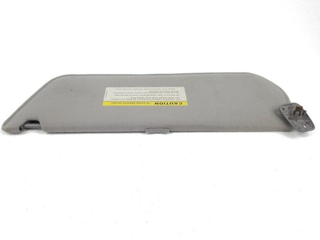 92-96 Ford F150 F250 F350 Bronco LH Driver Sun Visor Gray Cloth Strap 