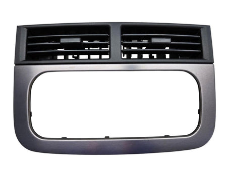 99 - 04 Jeep Grand Cherokee Dash Radio Bezel Silver OEM 55116037