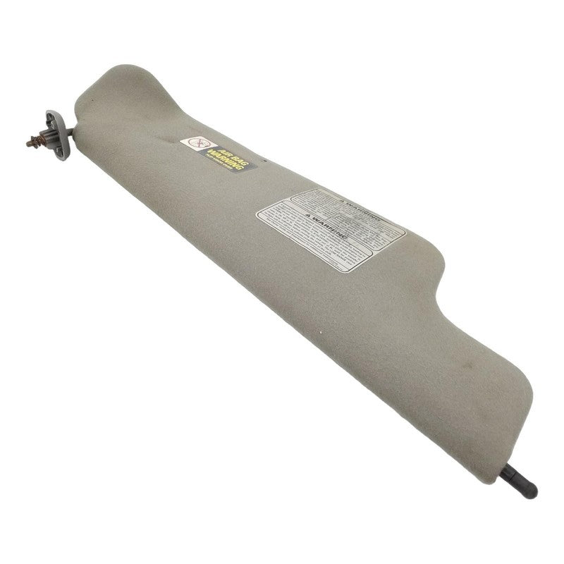 97-03 Ford F150 F250 RH Passenger Sun Visor Gray Cloth with Strap No M