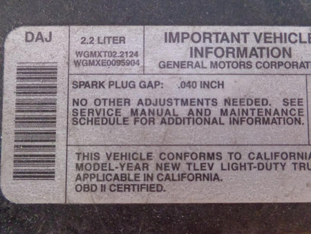 95 - 03 Chevrolet S10 Pitman Arm 2WD 26040215 OEM GMC Sonoma