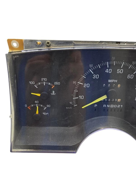 1994 Chevrolet S10 Instrument Cluster Gauges OEM w/o tach 16144735 GMC
