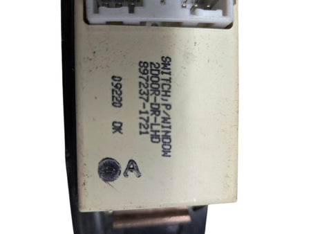 01-04 Isuzu Rodeo 2 Door 00 Amigo Driver Master Power Window Lock Swit