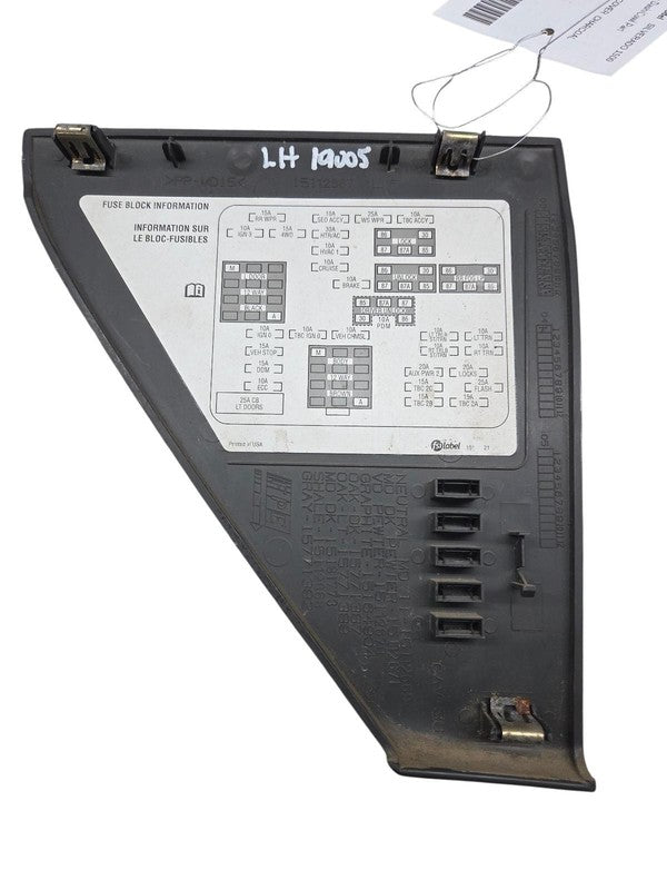 Dash Fuse Panel Cover fits 03 - 06 Chevrolet Silverado GMC Sierra 1511