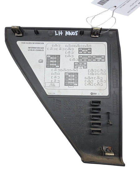 Dash Fuse Panel Cover fits 03 - 06 Chevrolet Silverado GMC Sierra 1511
