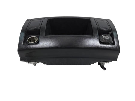 03-04 Jeep Grand Cherokee WJ Lower Center Dash Bezel Cubby Power Outle