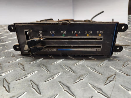 Dash Heater Control removed from 71 Buick Electra w/AC