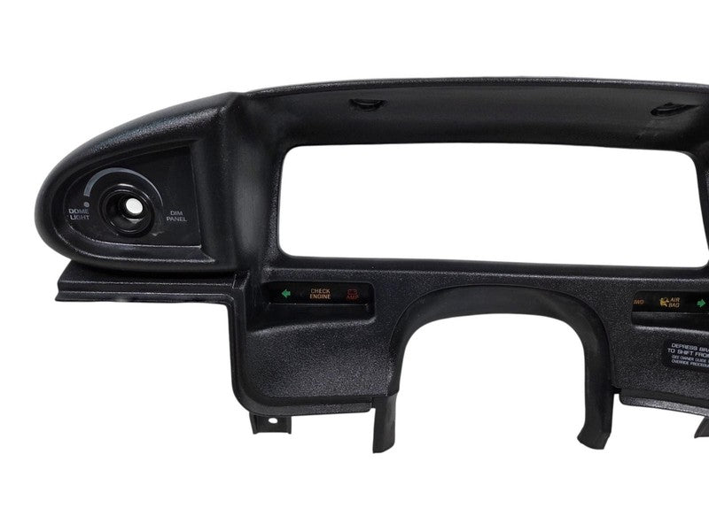 92-97 Ford Aerostar Dash Instrument Cluster Bezel Speedometer Trim Bla
