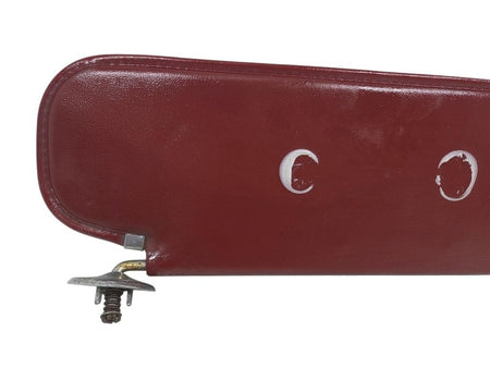 83-92 Ford Ranger Bronco II RH Passenger Sun Visor Red Vinyl OEM