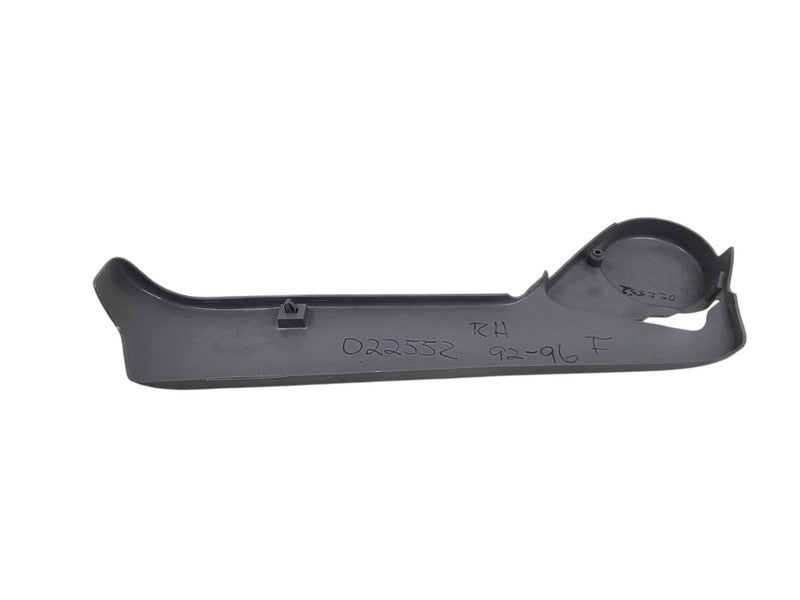 92-96 Ford F150 F250 F350 Bronco RH Seat Side Shield Trim Gray OEM F0T
