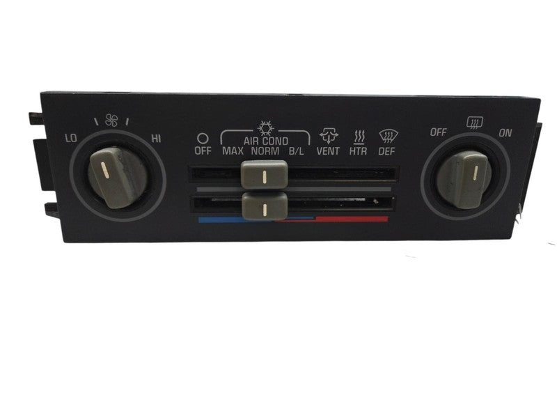 87 - 91 Pontiac Bonneville Dash Heater Control w/AC w/rear defrost 160