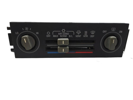 87 - 91 Pontiac Bonneville Dash Heater Control w/AC w/rear defrost 160