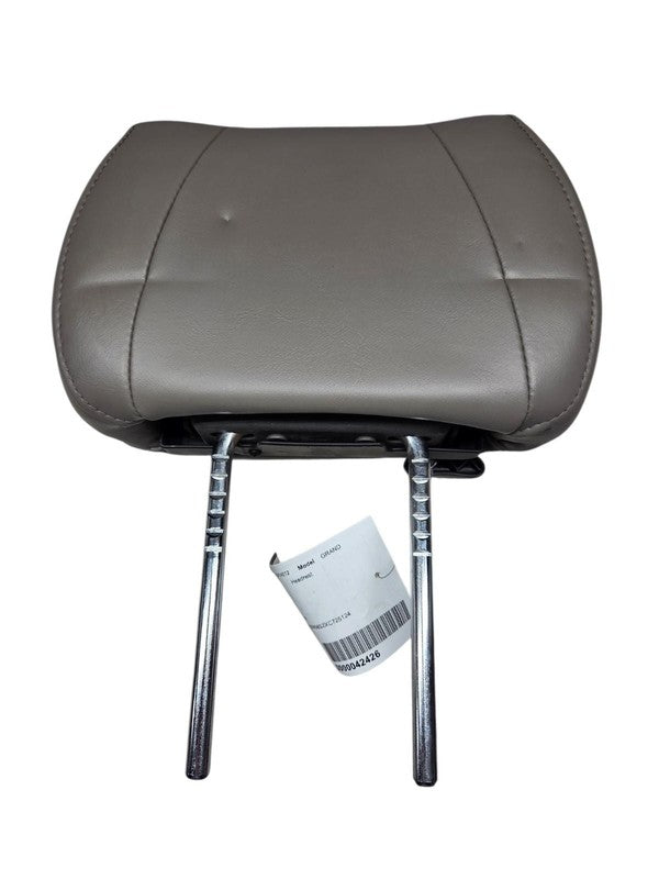99 - 04 Jeep Grand Cherokee Left Rear Seat Headrest Leather Gray OEM