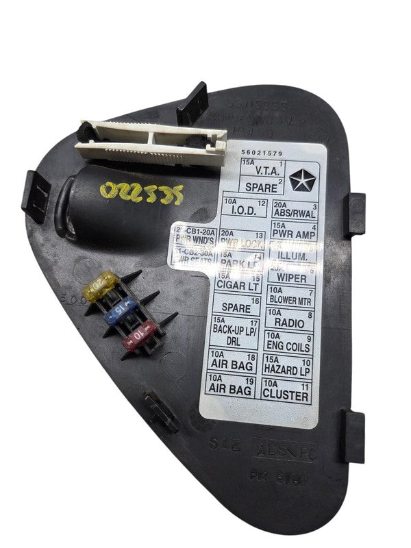 Dash Fuse Panel Cover fits 97 - 00 Dodge Dakota 55115355 Agate