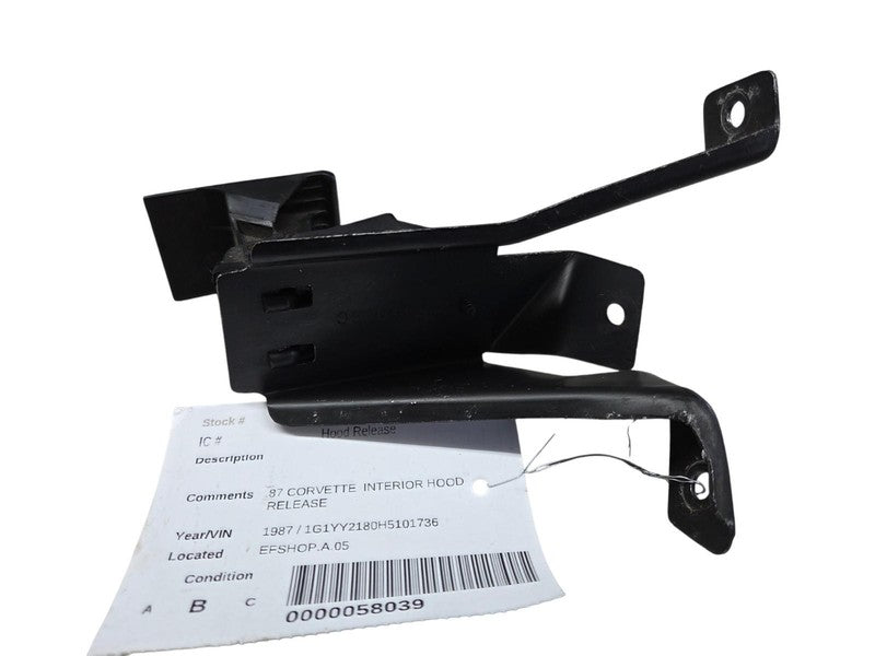 Hood Release Handle and Bracket 84 - 89 Chevrolet Corvette 14047493 OE