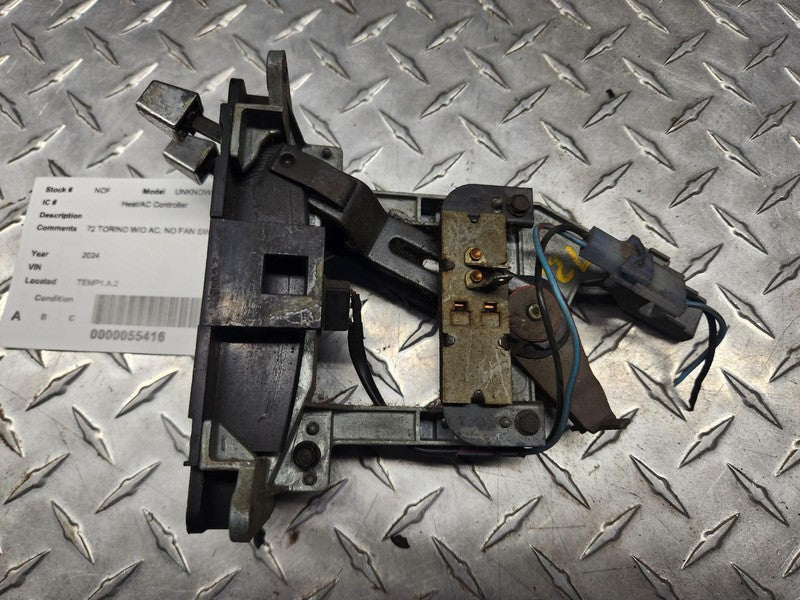 Dash Heater Control fits 72 Ford Torino w/o AC
