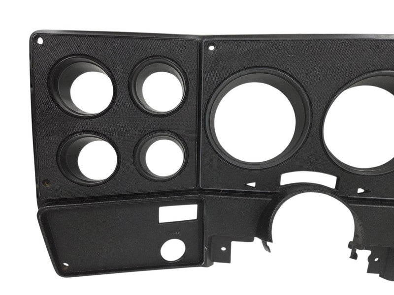 81 - 83 Chevrolet C10 Dash Instrument Cluster Bezel Trim Black w/o AC 