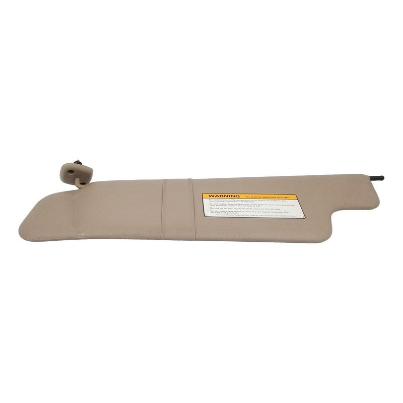97-98 Ford F150 F250 LH Driver Sun Visor Tan Vinyl No Mirror OEM