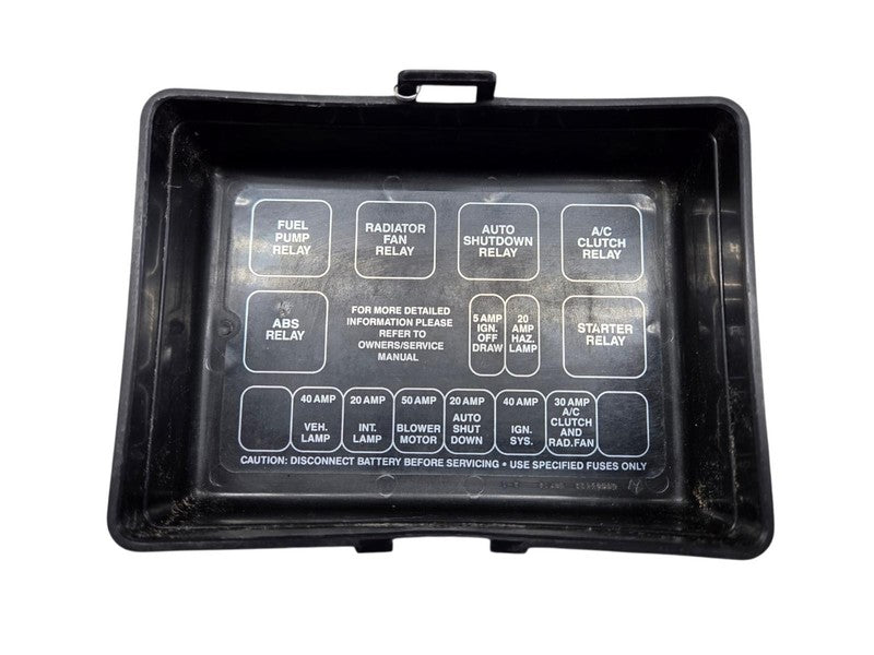 Dodge Dakota Fuse Junction Box Cover OEM 56004433