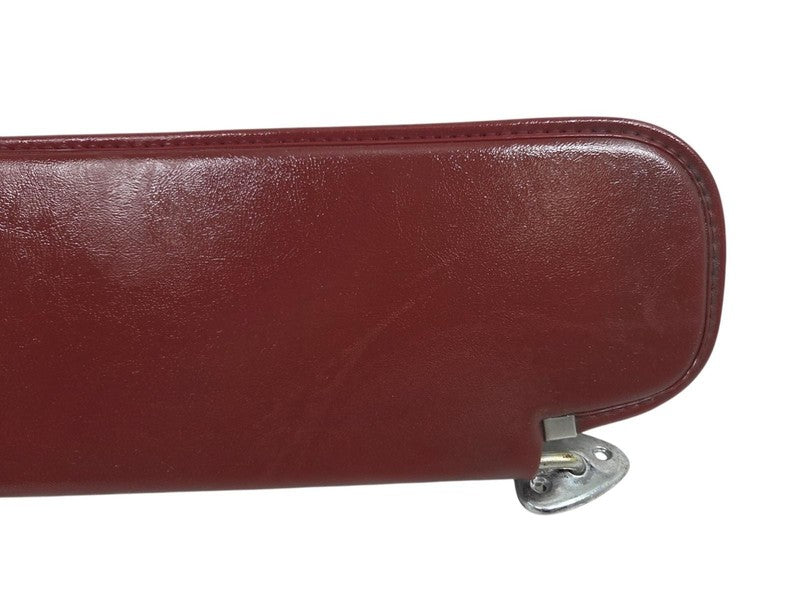 83-92 Ford Ranger Bronco II RH Passenger Sun Visor Red Vinyl OEM