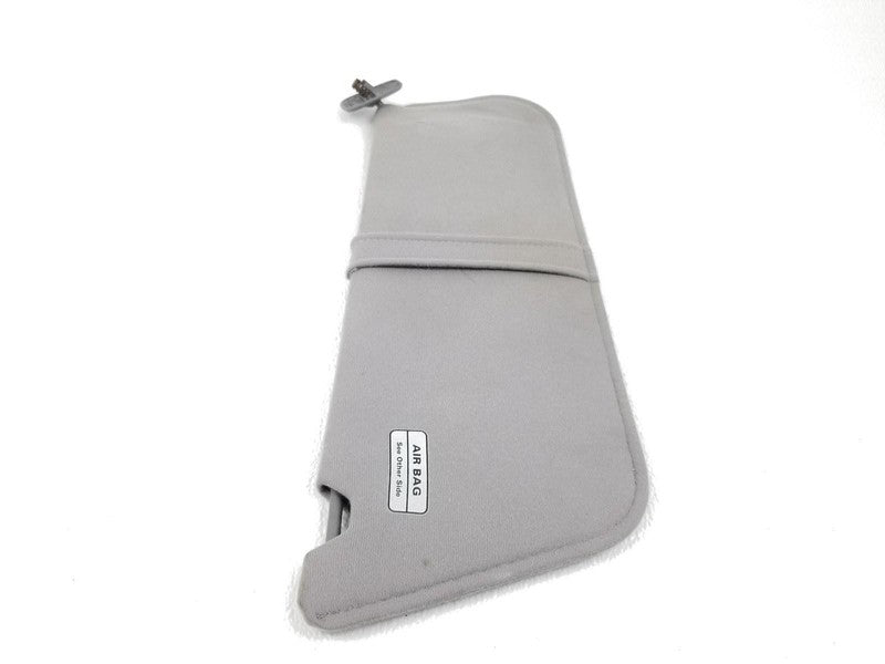 92-96 Ford F150 F250 F350 Bronco LH Driver Sun Visor Gray Cloth Strap 