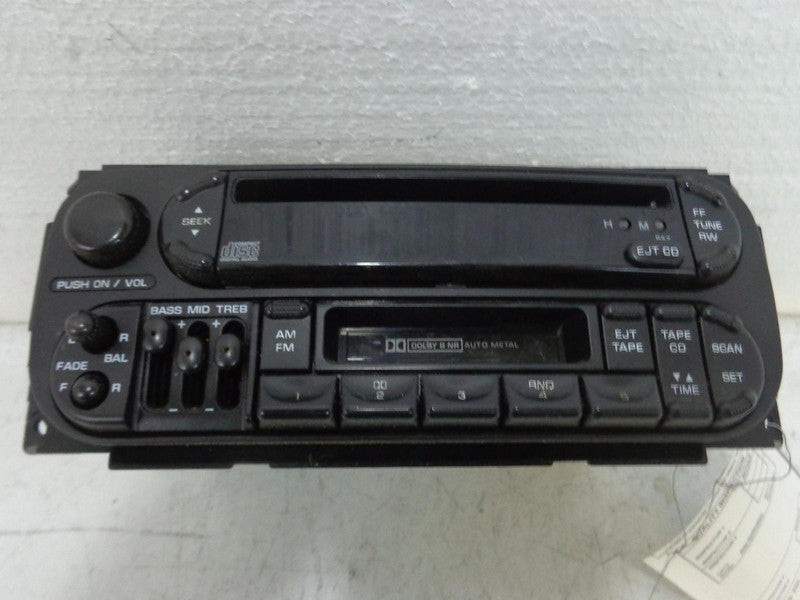 AM-FM Cassette CD player Receiver Fits Dakota Durango Grand Cherokee 0