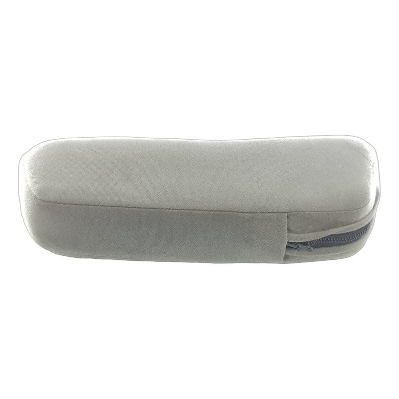 92-97 Ford Aerostar RH Bucket Seat Armrest Gray Cloth Zipper Cover OEM