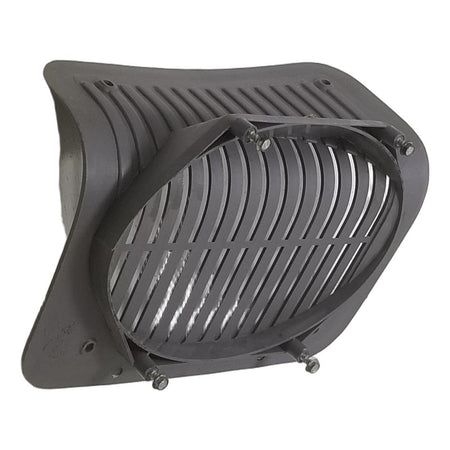 92-96 Ford F150 F250 F350 Rear Speaker Cover Grille Gray OEM