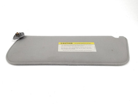 92-96 Ford F150 F250 F350 Bronco LH Driver Sun Visor Gray Cloth Strap 