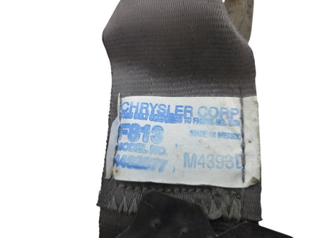90-96 Dodge Dakota Club Cab LH Rear Seat Belt Buckle Lap Belt Gray OEM