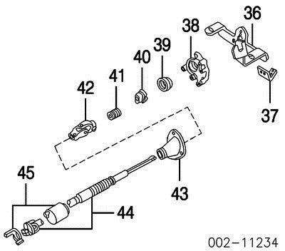 Ford F150 Lower Steering Shaft OEM 97 98 99 00 01 02 03 F75Z-3B676-CA