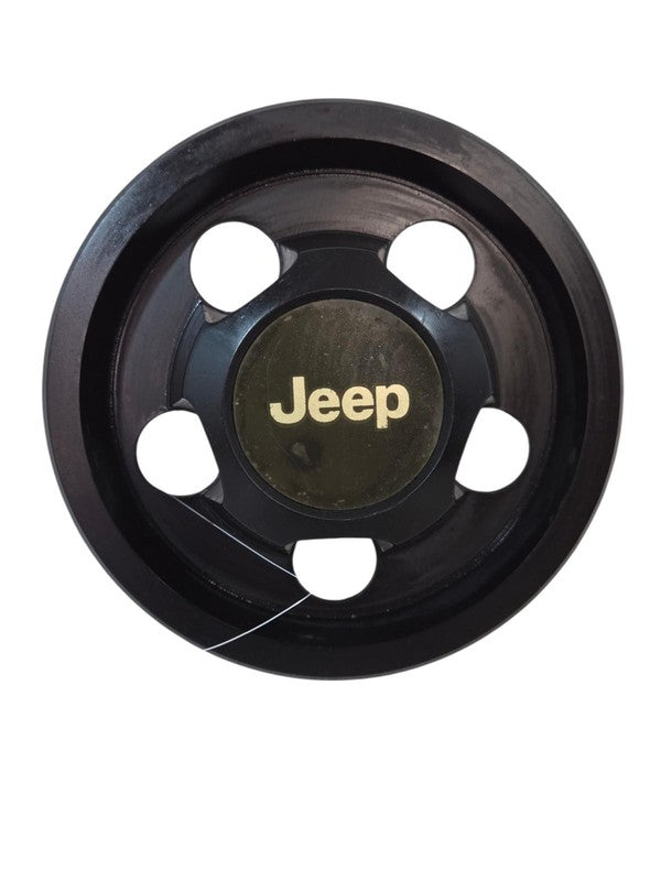 84 - 96  Jeep Cherokee Wrangler Comanche BLACK Center Cap OEM P/N 52-0
