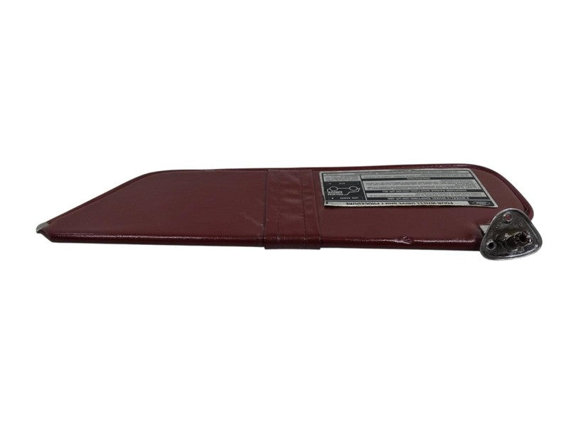 83-92 Ford Ranger Bronco II LH Driver Sun Visor Red Vinyl Touch Drive 