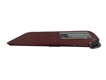 83-92 Ford Ranger Bronco II LH Driver Sun Visor Red Vinyl Touch Drive 