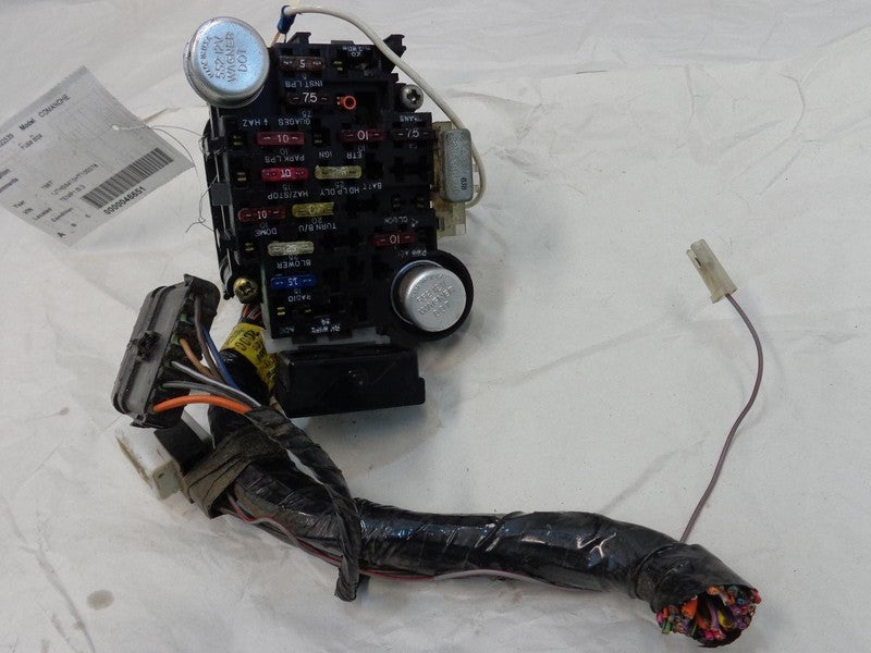 1987 Jeep Comanche Fuse Box 2.5 L Manual Transmission OEM