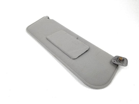 92-96 Ford F150 F250 F350 Bronco RH Passenger Sun Visor Gray Cloth w M