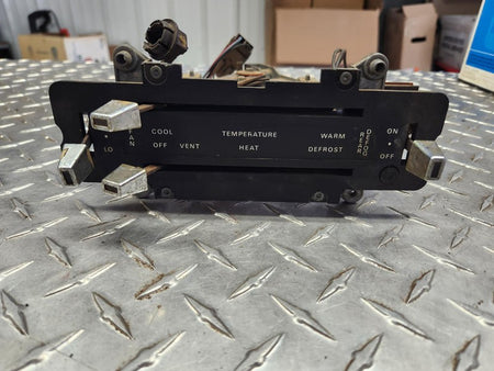 Dash Heater Control removed from 1973 Ford Full Size w/o AC