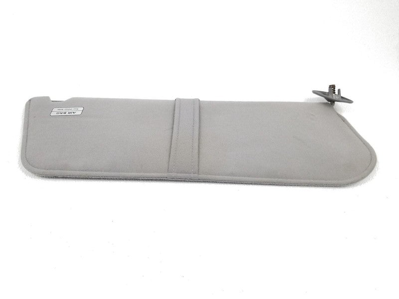 92-96 Ford F150 F250 F350 Bronco LH Driver Sun Visor Gray Cloth Strap 