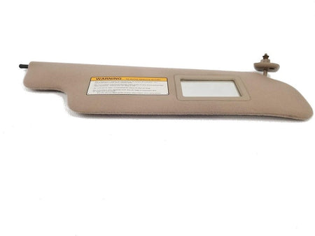 97-98 Ford F150 F250 RH Passenger Sun Visor Tan Cloth w Mirror OEM
