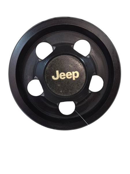 84 - 96  Jeep Cherokee Wrangler Comanche BLACK Center Cap OEM P/N 52-0
