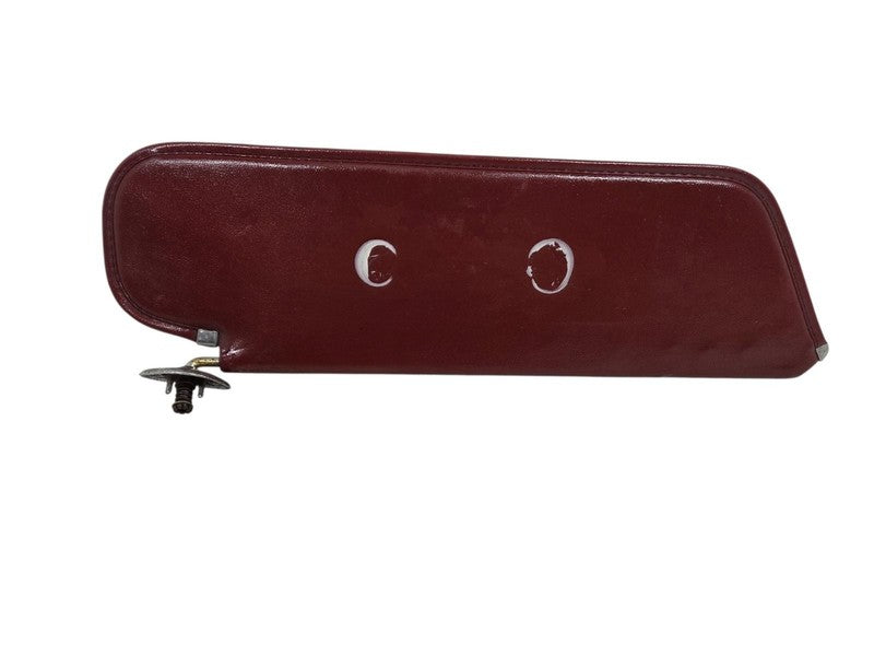 83-92 Ford Ranger Bronco II RH Passenger Sun Visor Red Vinyl OEM