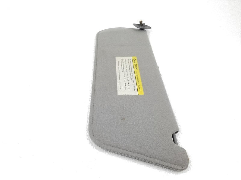 92-96 Ford F150 F250 F350 Bronco LH Driver Sun Visor Gray Cloth Strap 