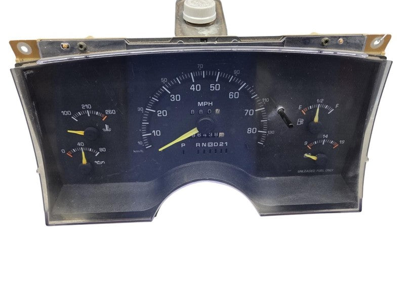 1994 Chevrolet S10 Instrument Cluster Gauges OEM w/o tach 16144735 GMC