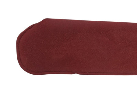 89-92 Ford Ranger Bronco II RH Passenger Sun Visor Red Cloth w Mirror 