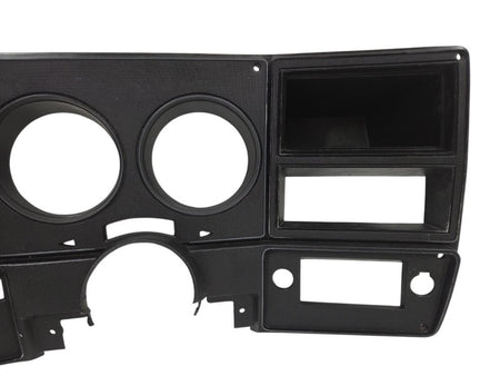 81 - 83 Chevrolet C10 Dash Instrument Cluster Bezel Trim Black w/o AC 
