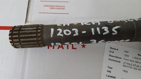 Outer Axle Stub fits 73 - 87 Chevrolet K10 GMC K15 OEM 15521884