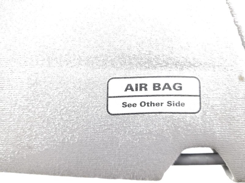 92-96 Ford F150 F250 F350 Bronco LH Driver Sun Visor Gray Cloth Strap 