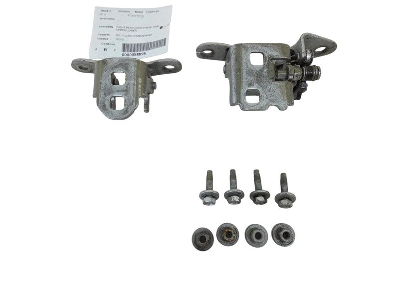 07 - 16 Jeep Compass Right Rear Door Hinges OEM